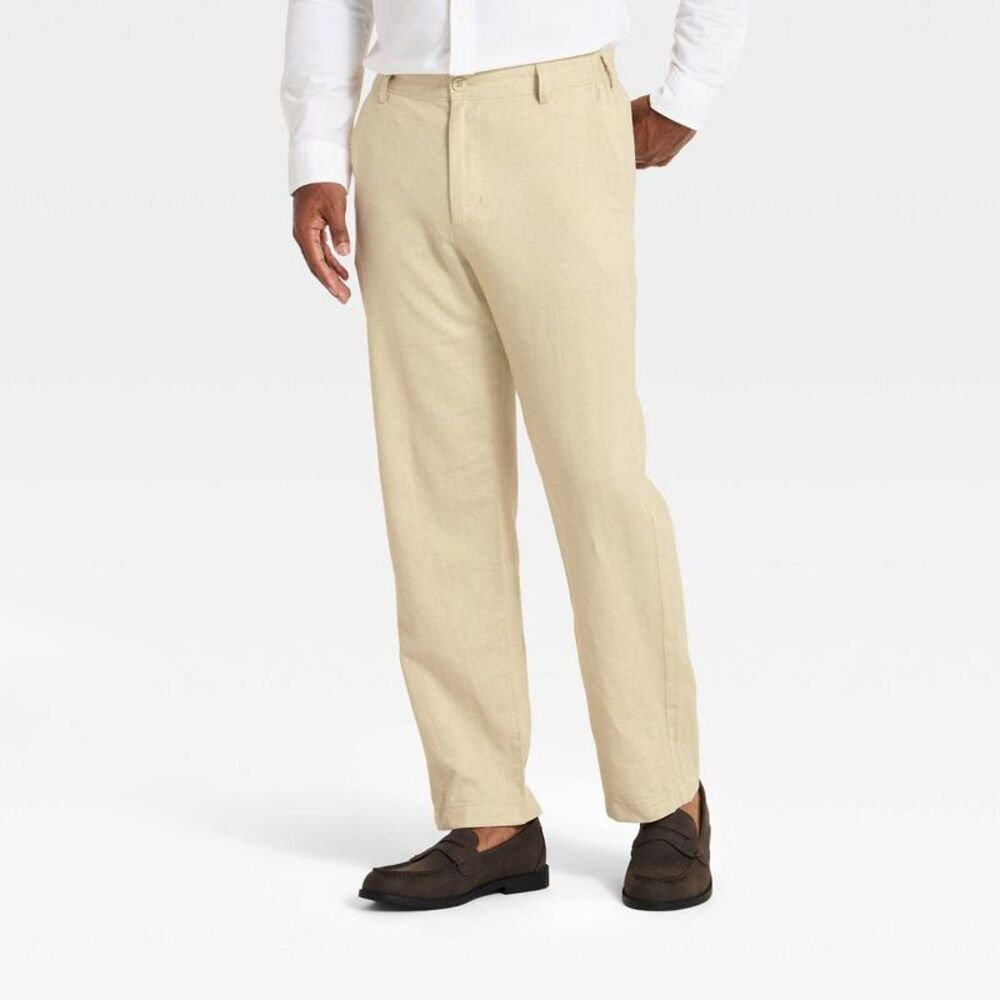 Open Box - Goodfellow & Co - Men's Vacay Pull-On Pants - Goodfellow  Beige